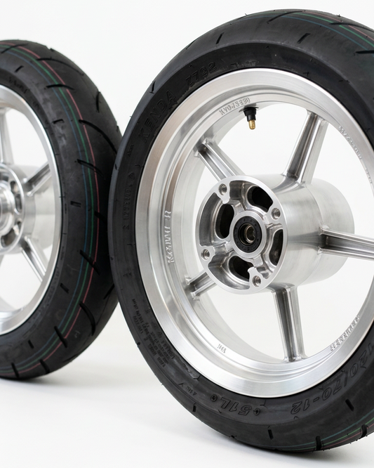 Mini Moto 12' inch Supermoto Wheelset (Yozma, Tuttio, Rtr, Heybike, and More)