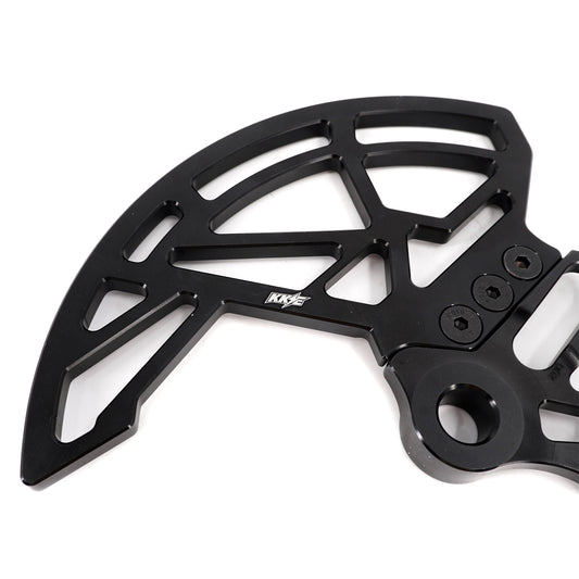 Aluminum Rear Brake Disc Guard Fit Rawrr Mantis, Mantis X Red and Black