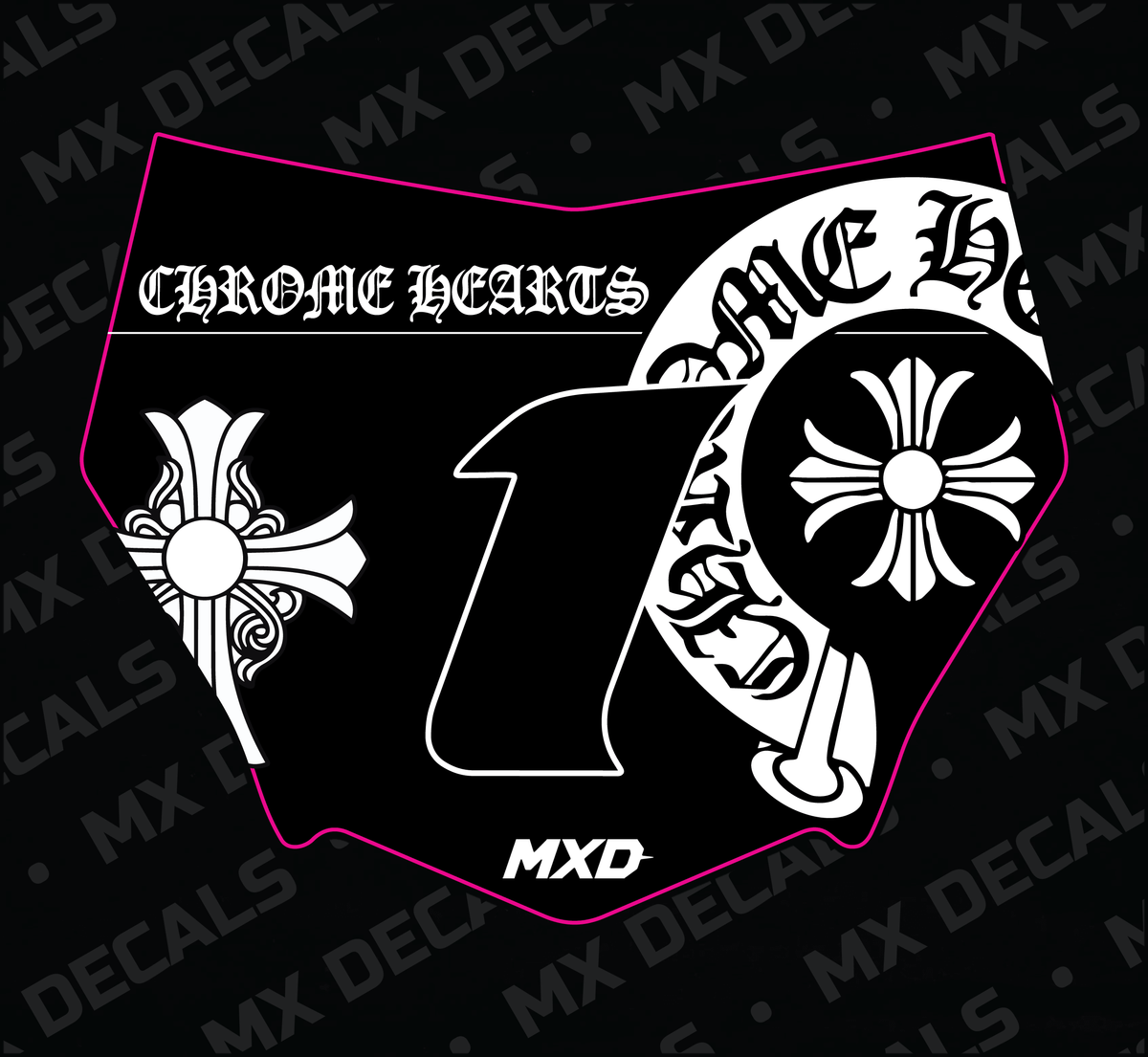 Premade Chrome Hearts Motocutz Decal