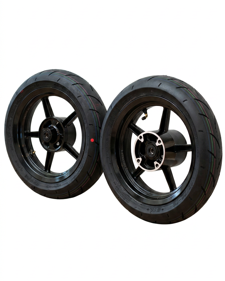 Mini Moto 12' inch Supermoto Wheelset (Yozma, Tuttio, Rtr, Heybike, and More)