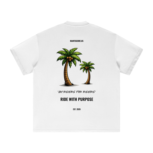 Mantiscore white tee (in stock)