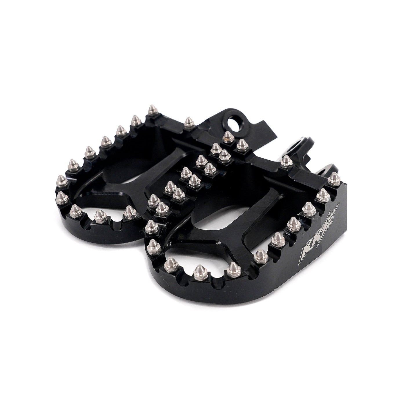 KKE Footpegs Billet Foot Rest For Rawrr Mantis, Mantis X, Red and Black (Collective)