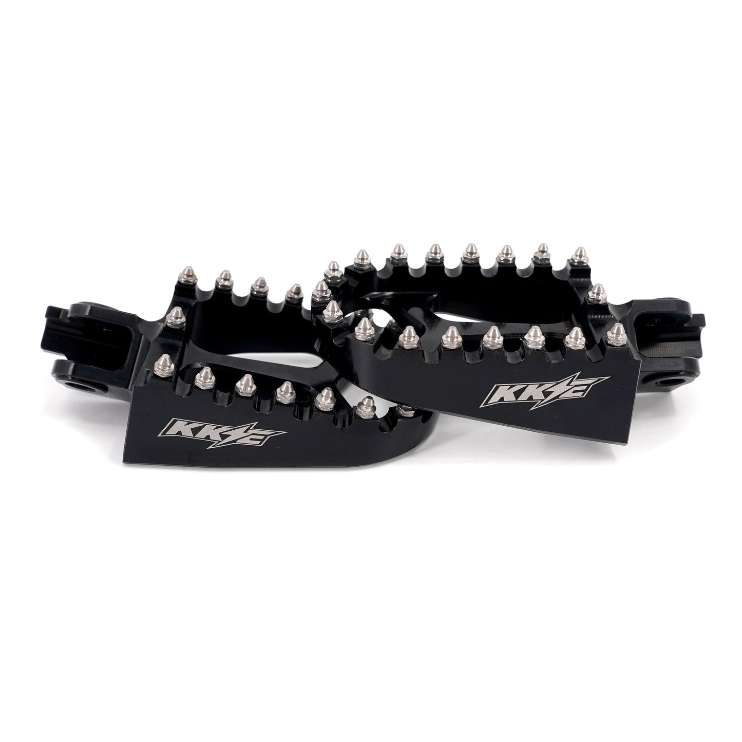 KKE Footpegs Billet Foot Rest For Rawrr Mantis, Mantis X, Red and Black (Collective)