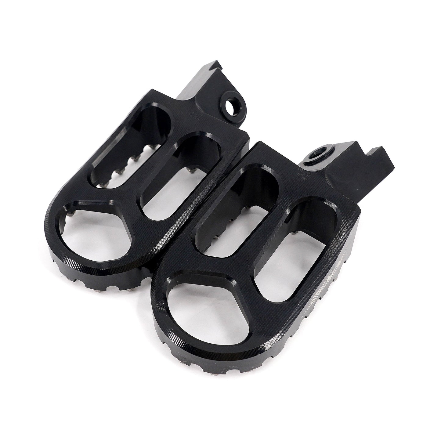 KKE Footpegs Billet Foot Rest For Rawrr Mantis, Mantis X, Red and Black (Collective)