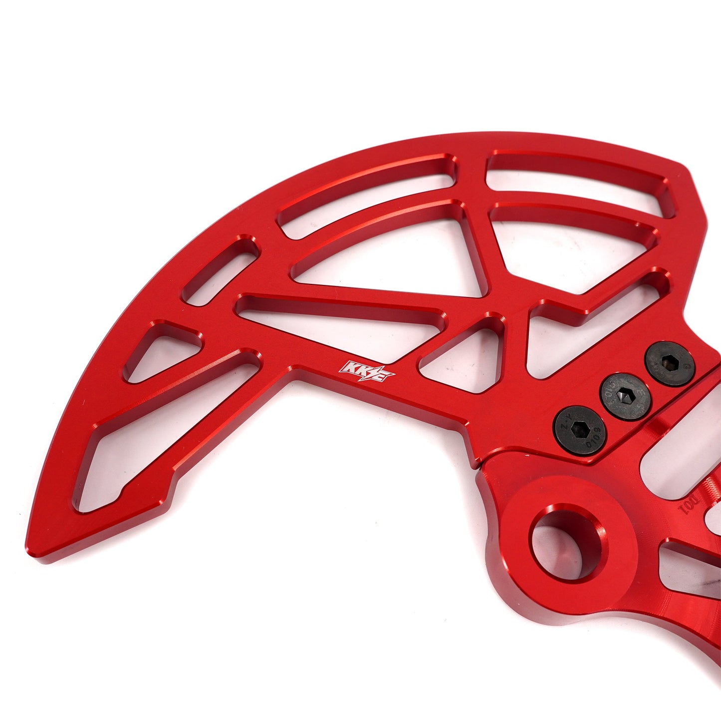 Aluminum Rear Brake Disc Guard Fit Rawrr Mantis, Mantis X Red and Black