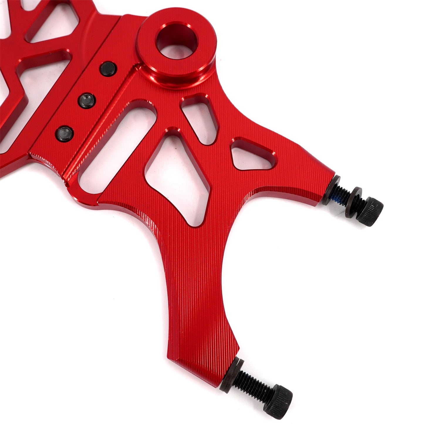 Aluminum Rear Brake Disc Guard Fit Rawrr Mantis, Mantis X Red and Black