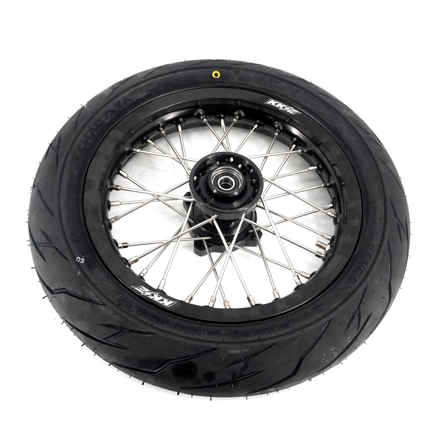 KKE 1.85*12’‘ & 2.15*12’‘ E-Bike Mini Wheels Kit with Tires Fit For Rawrr Mantis X 2024-2025 Black