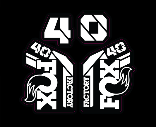 Fox 40 Fork Decals