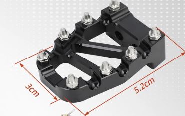 Rawrr Mantis X PRO (220mm Rotor) Dual Caliper Complete Foot Brake / Left Lever Custom Peg Brackets and Caliper Bracket